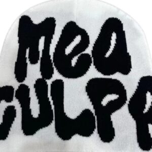 Mea Culpa 3 Girls Beanie White