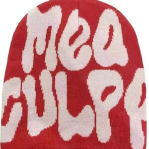 Mea Culpa Fun Day Beanie Red