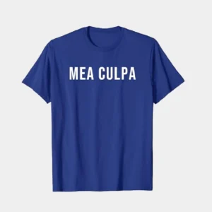 Mea Culpa Royal Blue T-Shirt