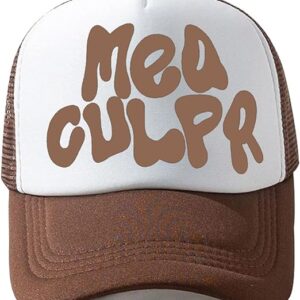 Mea culpa trucker hat – Brown